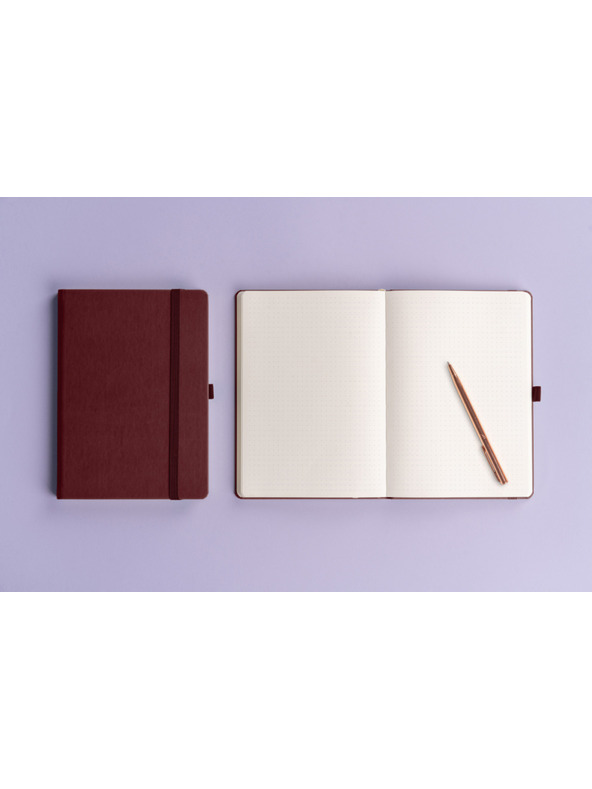 NOTIQUE NOTIQUE Notes Aprint Neo, bordo, točkasto, 15 x 21 cm