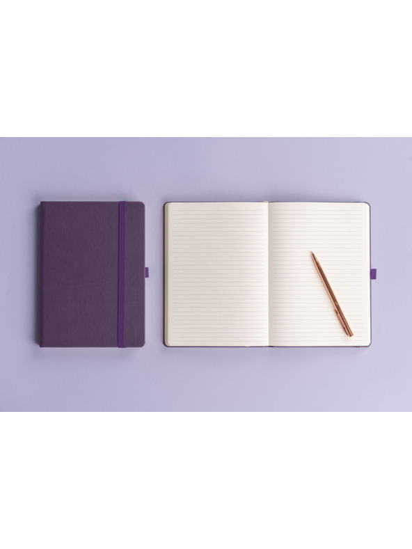 NOTIQUE NOTIQUE Notes Aprint Neo, ljubičasta, crtirana, 15 x 21 cm