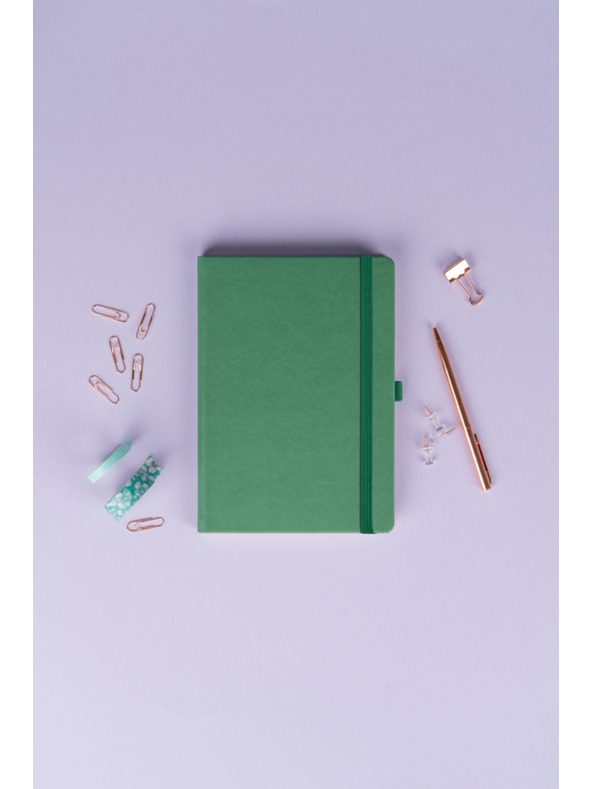 NOTIQUE NOTIQUE Notes Aprint, zeleni, crni, 15 x 21 cm