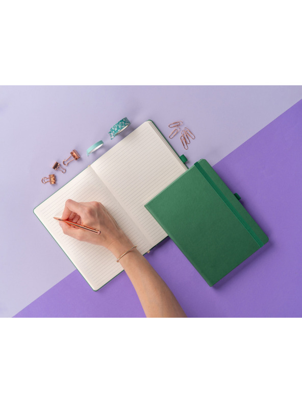 NOTIQUE NOTIQUE Notes Aprint, zeleni, crni, 15 x 21 cm