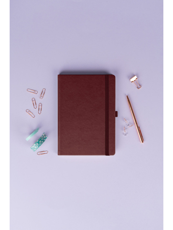 NOTIQUE NOTIQUE Notes Aprint Neo, bordo, crte, 15 x 21 cm