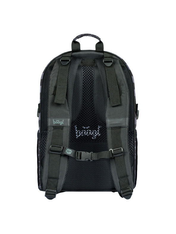 BAAGL  Crni školski ruksak Skate Wednesday Nevermore Baagl