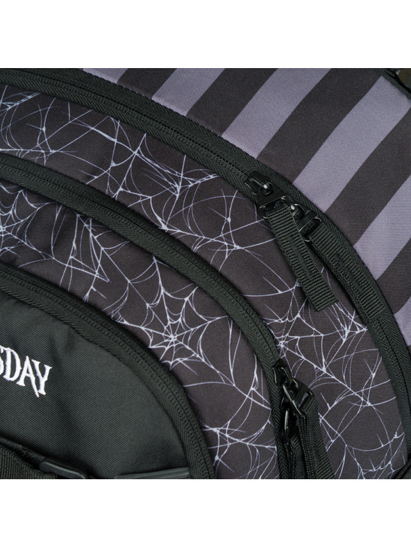 BAAGL  Crni školski ruksak Skate Wednesday Nevermore Baagl