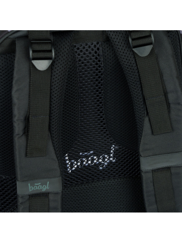 BAAGL  Crni školski ruksak Skate Wednesday Nevermore Baagl