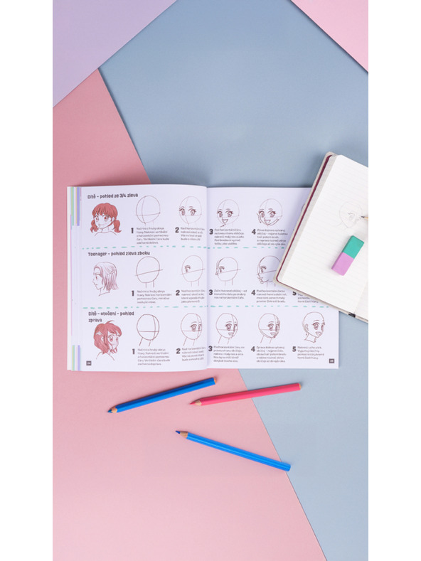 BAAGL  Kako crtati KAWAII MANGA: LIKOVI – Korak po korak s MISAKO