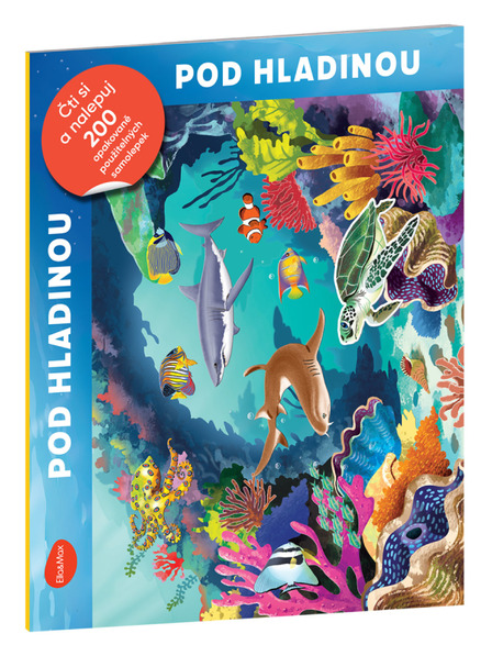 BAAGL  Čitaj i zalijepi – ISPOD POVRŠINE, knjiga sa sličicama