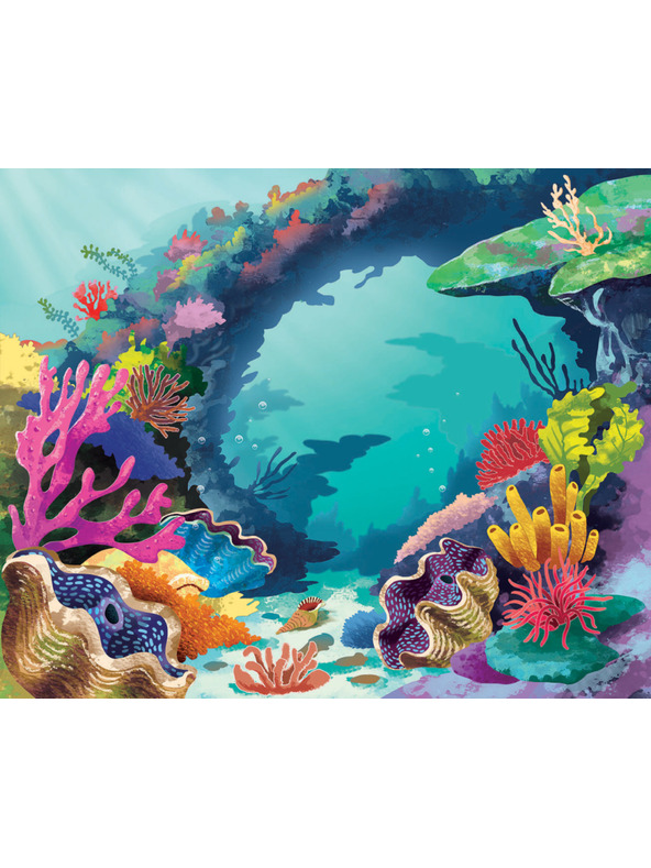 BAAGL  Čitaj i zalijepi – ISPOD POVRŠINE, knjiga sa sličicama