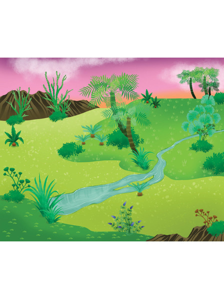 BAAGL  Čitaj i zalijepi – IZMEĐU DINOSAURA, knjiga sa sličicama