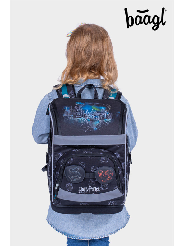 BAAGL  BAAGL SET 3 Zippy plus Bradavice: aktovka, pernica, vrećica