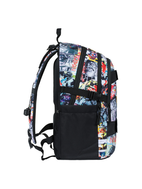 BAAGL  BAAGL 3 SET Skate Batman Comics: ruksak, pernica, vreća