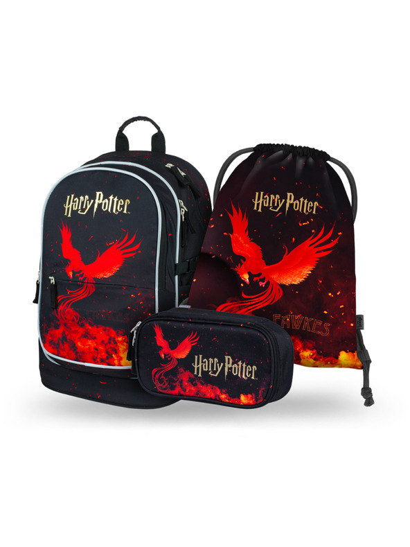 BAAGL  BAAGL SET 3 Core Harry Potter Feniks: ruksak, pernica, torba
