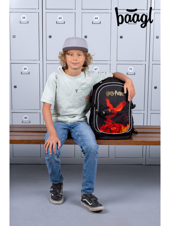 BAAGL  BAAGL SET 3 Core Harry Potter Feniks: ruksak, pernica, torba