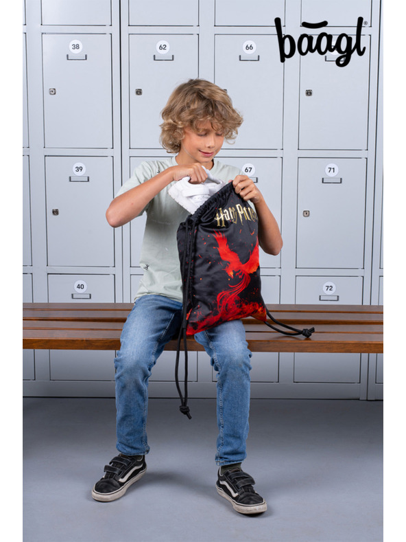 BAAGL  BAAGL SET 3 Core Harry Potter Feniks: ruksak, pernica, torba