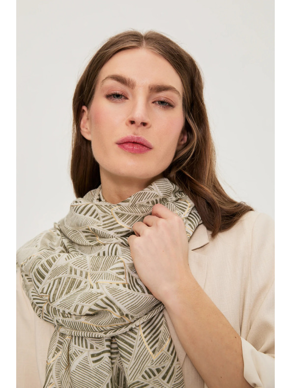 Moodo Šareni šal maslinast Moodo