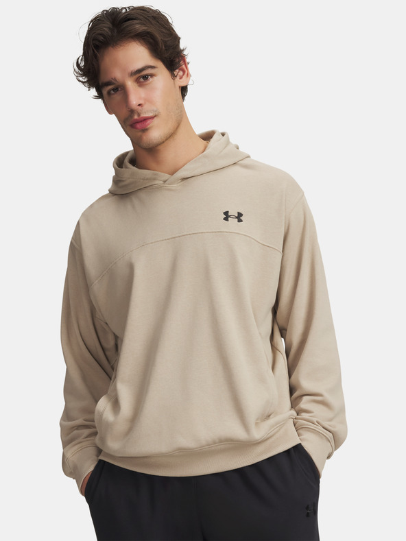 Under Armour Muški hoodie Under Armour UA Rival LW Hoodie-BRN