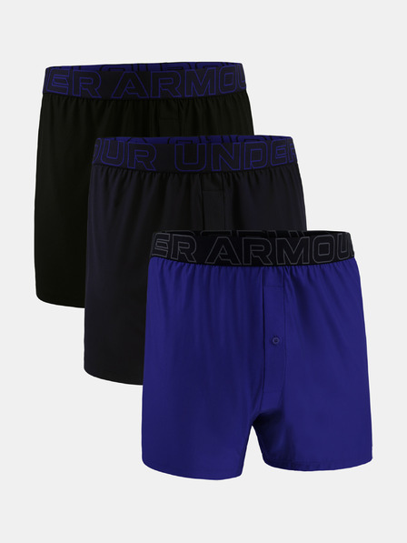 Under Armour Muške bokserice Under Armour M UA Lounge Tech Mesh Boxer 6in (3 komada)