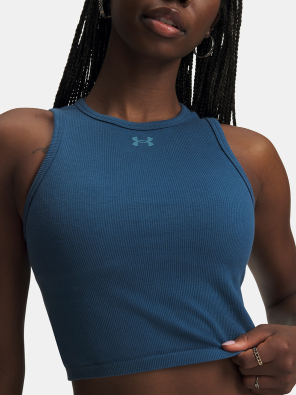 Under Armour Ženski top Under Armour Seamless Cotton Hand Tank-BLU