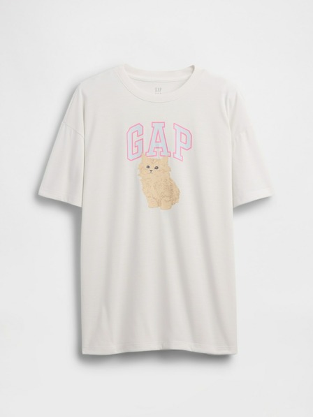 GAP Dječja oversize pidžama majica s logom GAP