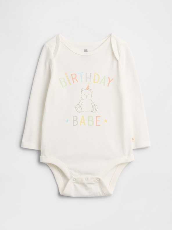 GAP Baby bodi s printom GAP