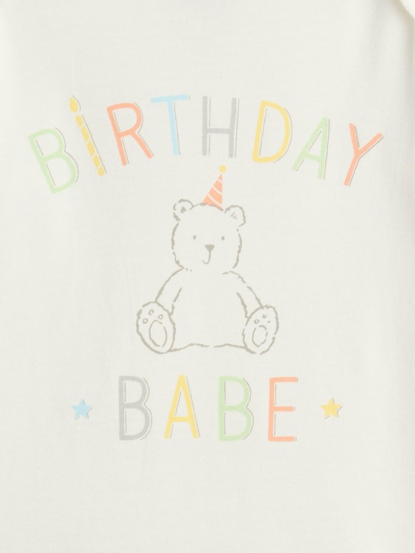 GAP Baby bodi s printom GAP