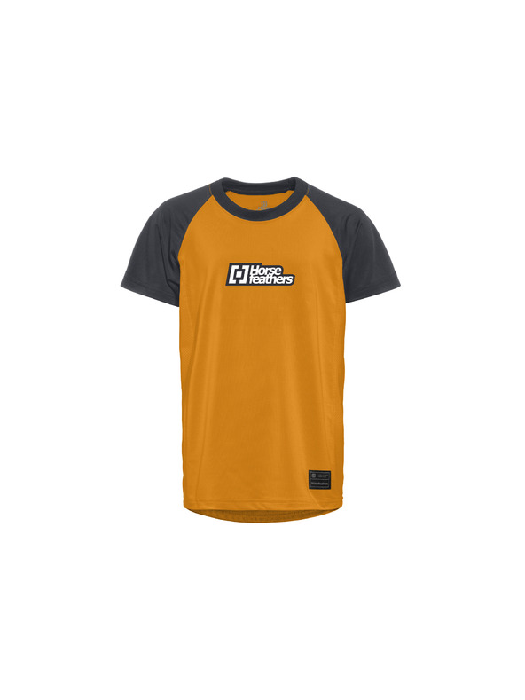 Horsefeathers Dječji biciklistički dres Spike - sunflower/indigo