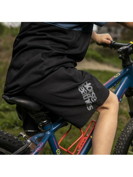 Horsefeathers Dječje biciklističke kratke hlače Stoker - black