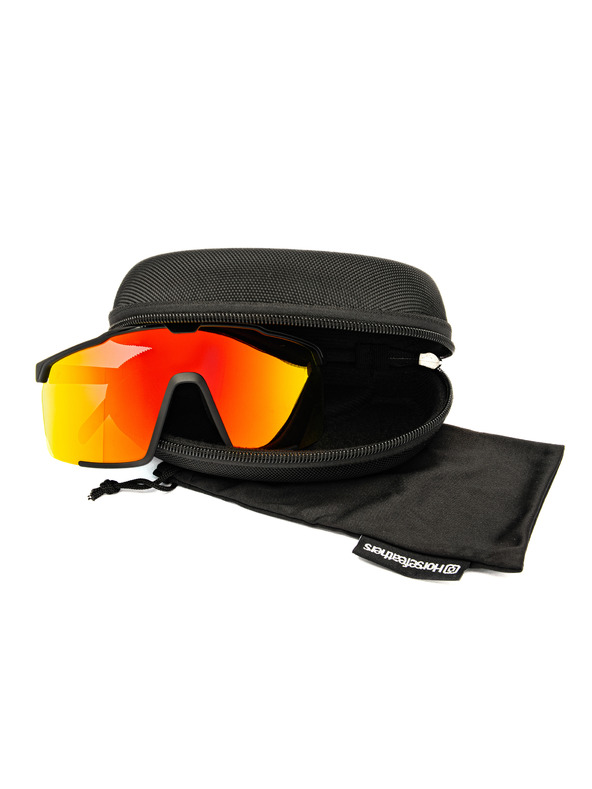 Horsefeathers Biciklističke naočale Proton - mat crna/ogledalo crvena