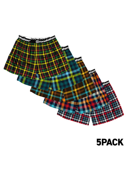 Horsefeathers Bokserice Clay 5Pack - bundle 2