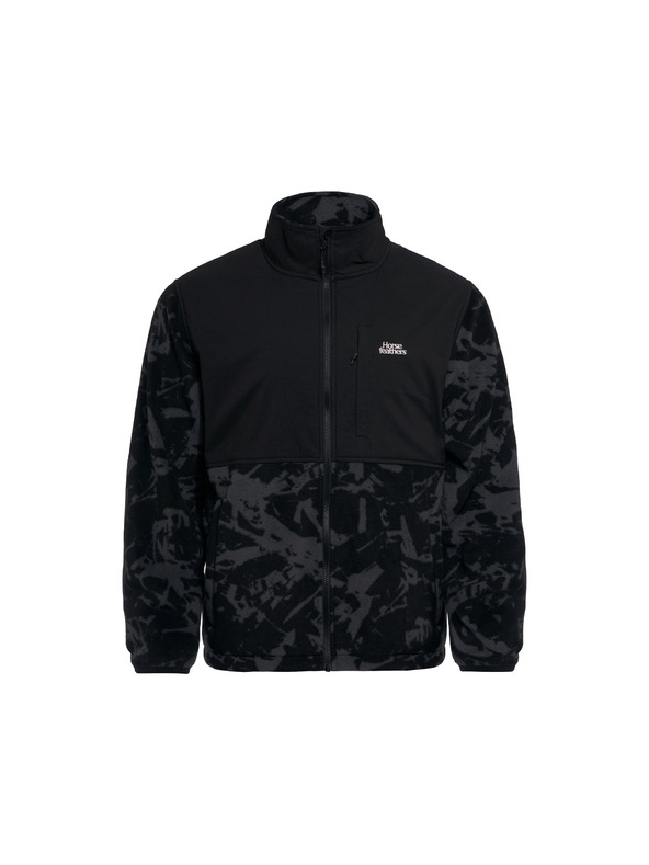 Horsefeathers Fleece majica Duval - asphalt