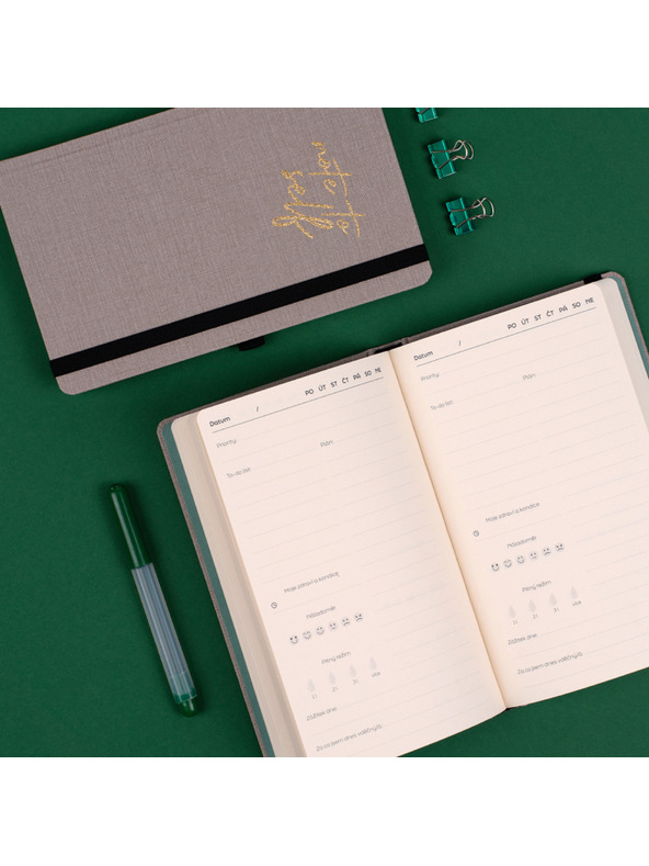 ELLA & MAX Nedatirani planer Note to self, 5 minuta dnevno, 13 × 21 cm