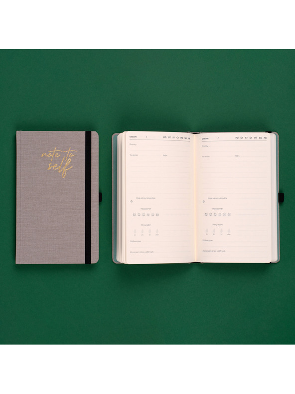 ELLA & MAX Nedatirani planer Note to self, 5 minuta dnevno, 13 × 21 cm