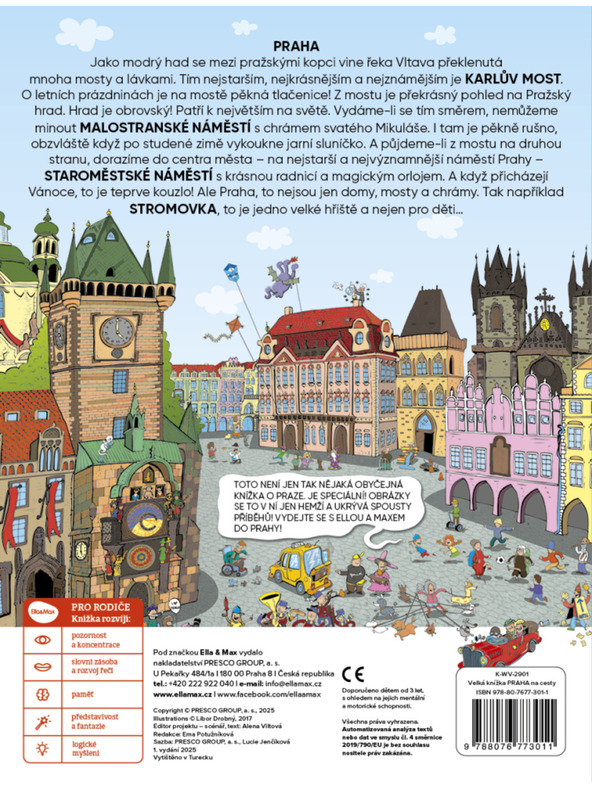 ELLA & MAX Na putovanje – Velika knjiga PRAHA