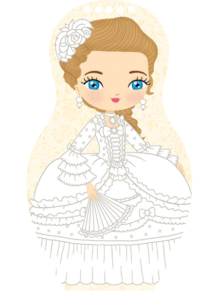 ELLA & MAX Odijevamo lutke PRINCEZA EMMA – Bojanka