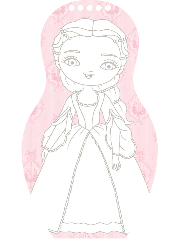 ELLA & MAX Odijevamo lutke PRINCEZA EMMA – Bojanka