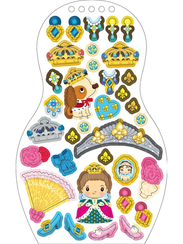 ELLA & MAX Odijevamo lutke PRINCEZA EMMA – Bojanka