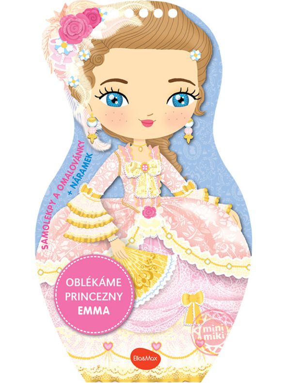 ELLA & MAX Odijevamo lutke PRINCEZA EMMA – Bojanka