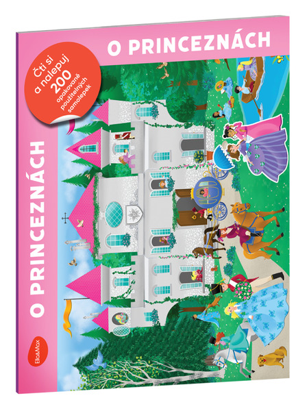 ELLA & MAX Čitaj i lijepi – O PRINCEZAMA, knjiga s naljepnicama