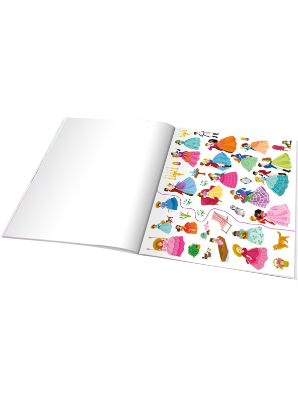 ELLA & MAX Čitaj i lijepi – O PRINCEZAMA, knjiga s naljepnicama