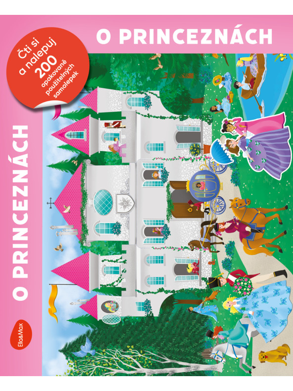 ELLA & MAX Čitaj i lijepi – O PRINCEZAMA, knjiga s naljepnicama