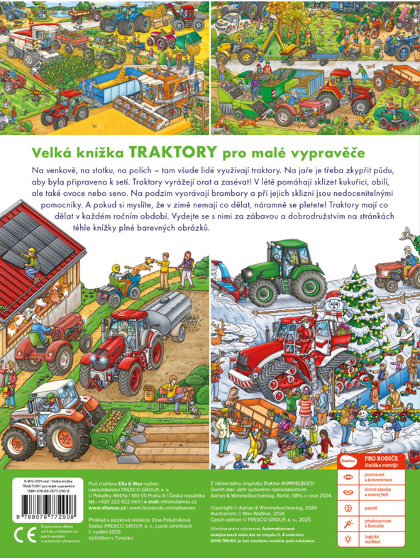 ELLA & MAX Velika knjiga TRAKTORI za male pripovjedače