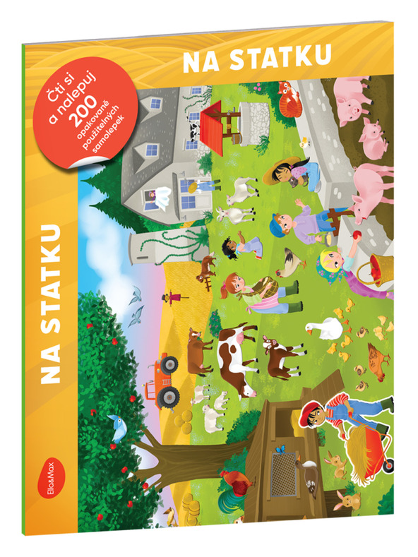 ELLA & MAX Čitaj i lijepi – NA FARMI, knjiga s naljepnicama