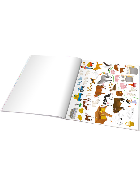 ELLA & MAX Čitaj i lijepi – NA FARMI, knjiga s naljepnicama