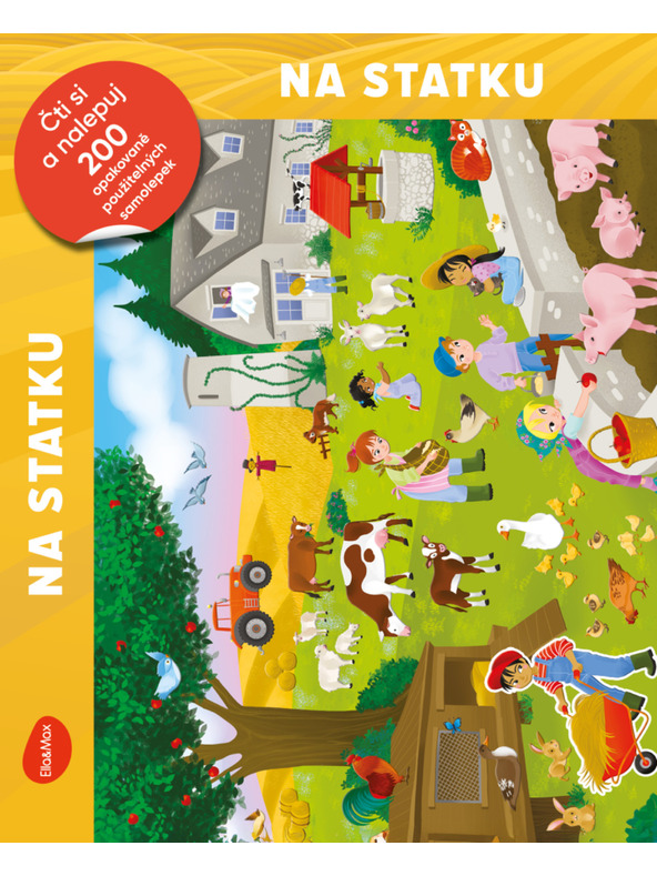 ELLA & MAX Čitaj i lijepi – NA FARMI, knjiga s naljepnicama