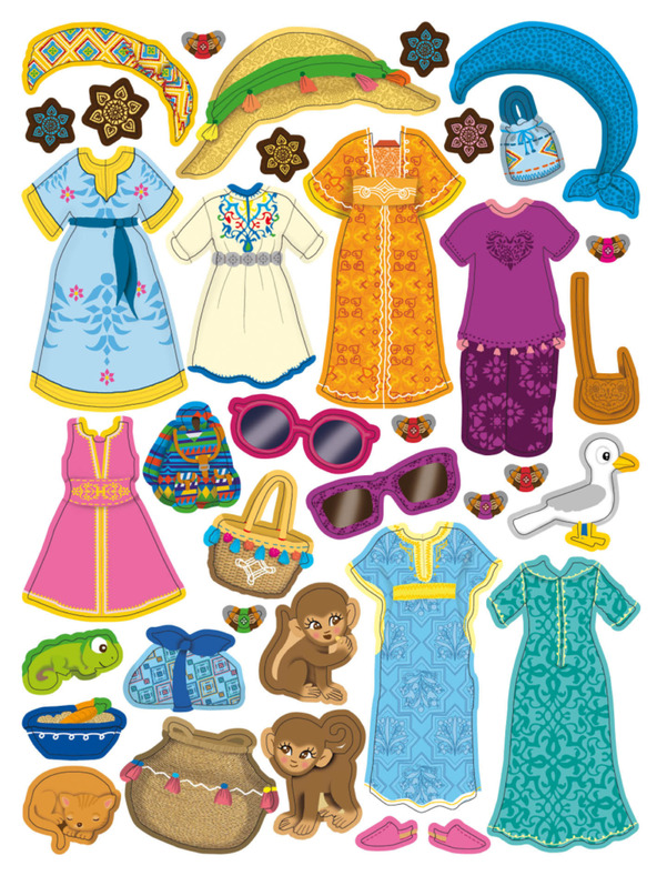 ELLA & MAX Haljine za LUNU – Knjiga naljepnica