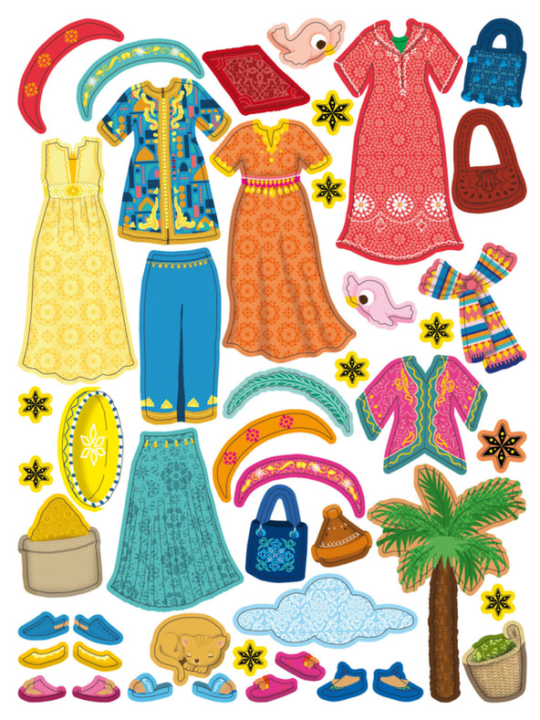 ELLA & MAX Haljine za LUNU – Knjiga naljepnica