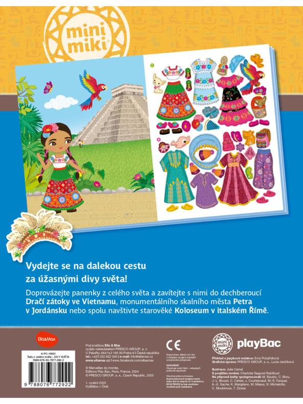 ELLA & MAX Haljine iz cijelog svijeta ČUDA SVIJETA – Knjiga naljepnica