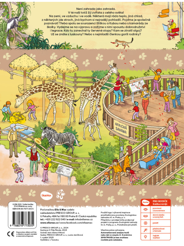 ELLA & MAX Na putovanja – Velika knjiga ZOO PRAGUE