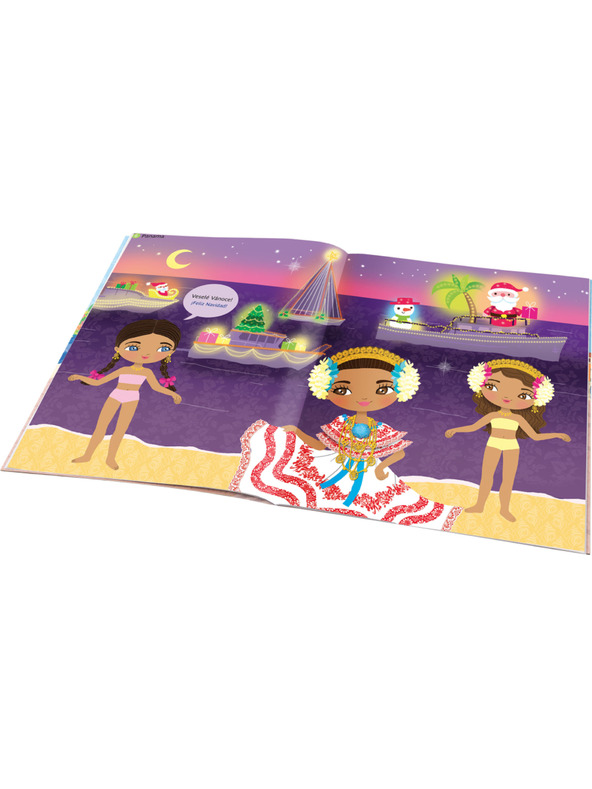 ELLA & MAX Odjeća iz cijelog svijeta BOŽIĆ ─ Knjiga naljepki