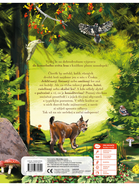 ELLA & MAX ČAROBNI SVIJET ŠUME – Knjiga naljepki
