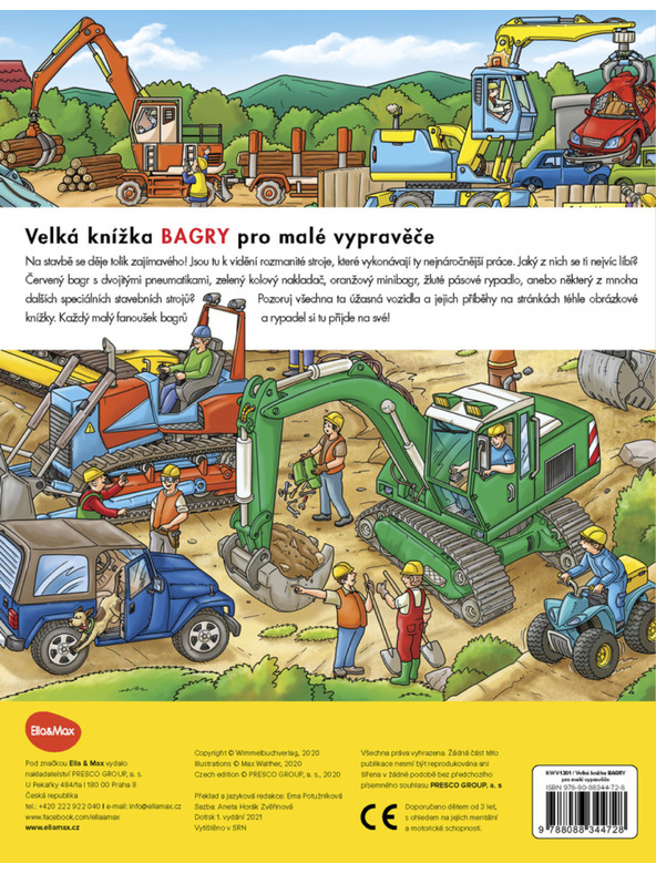 ELLA & MAX Velika knjiga BAGER za male pripovjedače